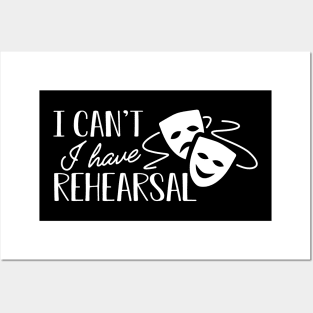 Theatre - I can't I have rehearsal Posters and Art